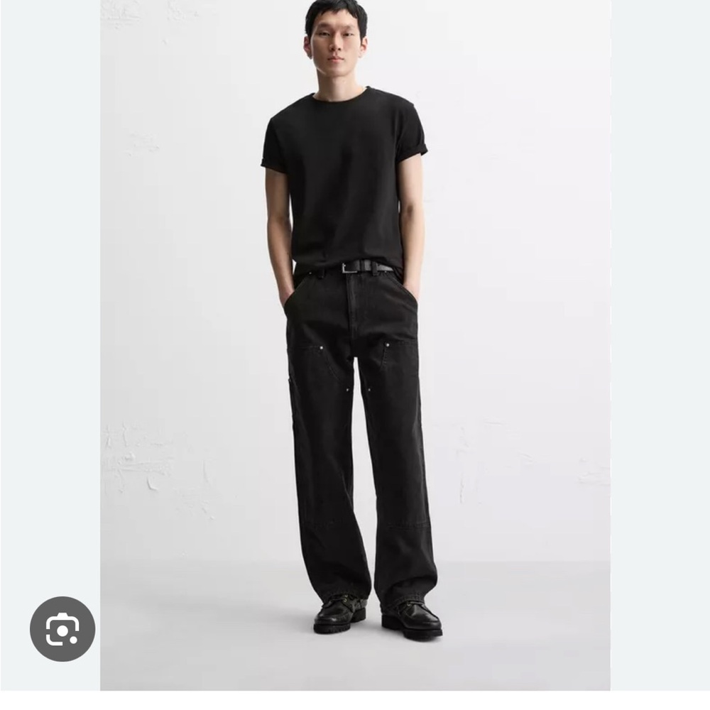 Zara Men's Black Jeans